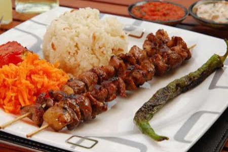 turkish shish kebab
