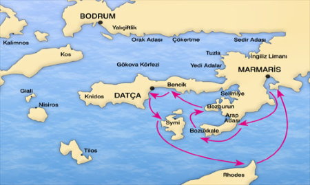 Cabin Charter from Marmaris for Greek Islands