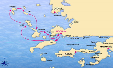 cabin charter North Dodecanese Greek Islands