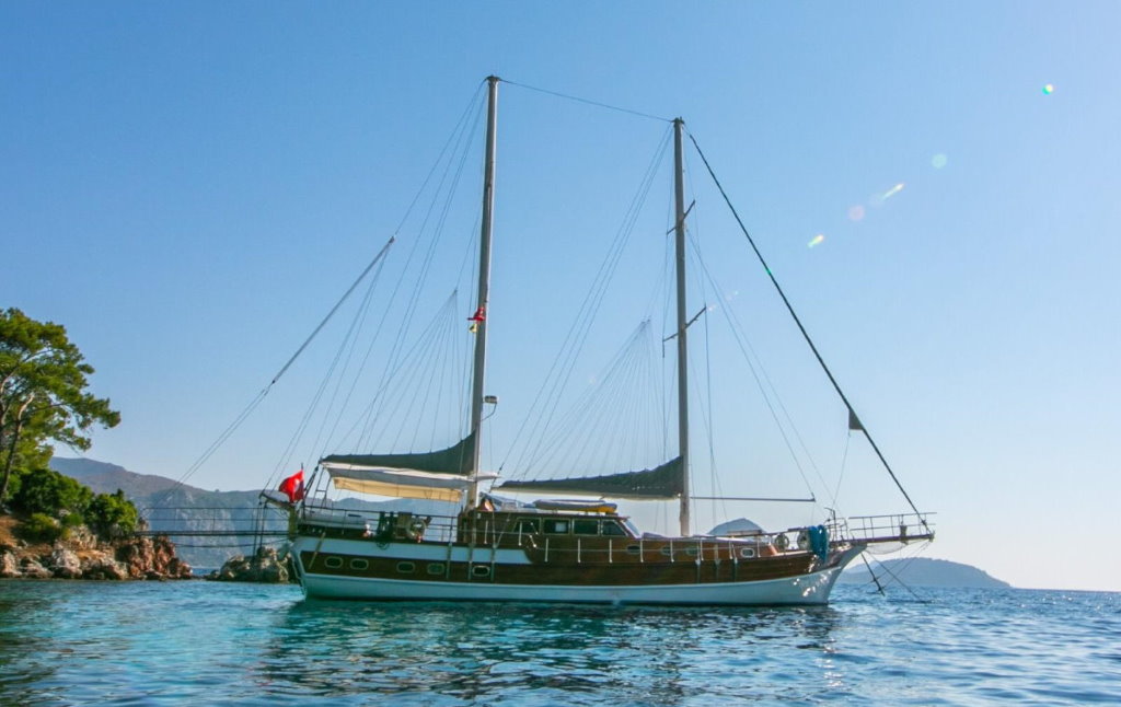 Goelette a vendre Bozburun Marmaris Turquie